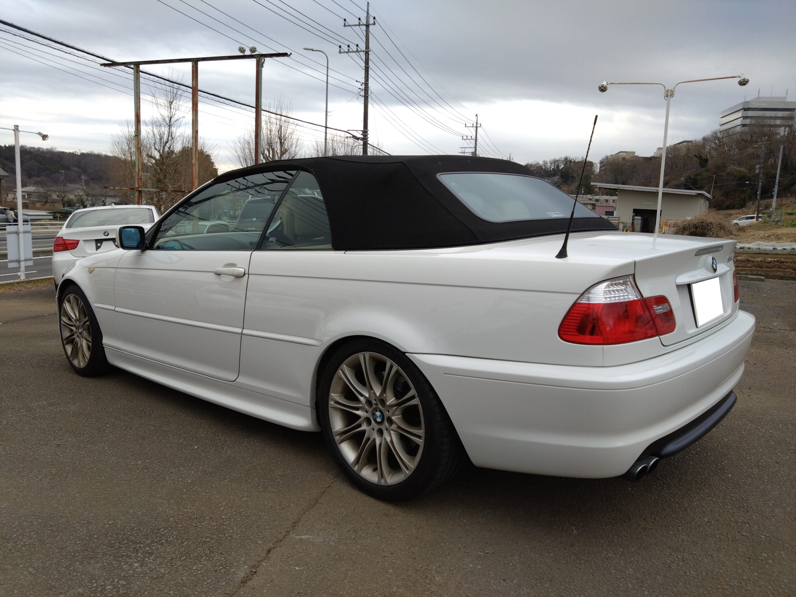 BMW E46 330Ci カブリオレ最終型入庫！希少なミラーETC付き極上車両